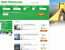 Tablet Screenshot of hotel-tehran.com